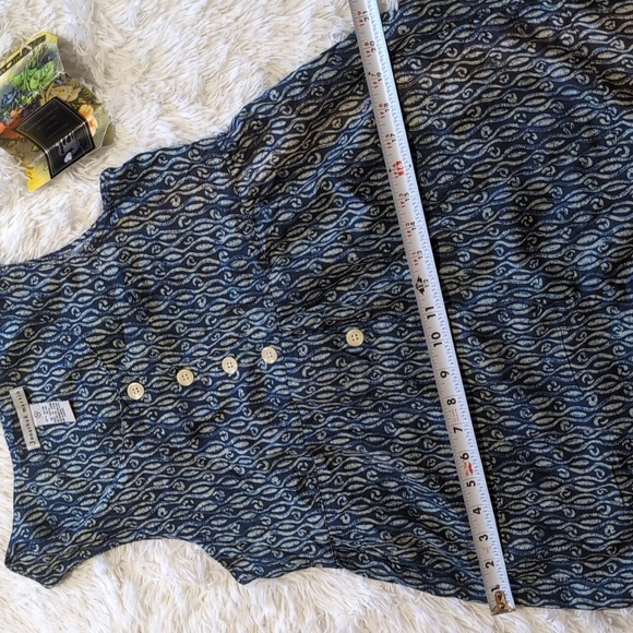 NWT Vintage Jonathan Martin Blue Abstract Button Down Romper Size 5/6 - Picture 11 of 14